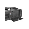 Lanberg SC01-4504-10B Rackmount Server Chassis ATX 450/10 19 inch/4U, Black