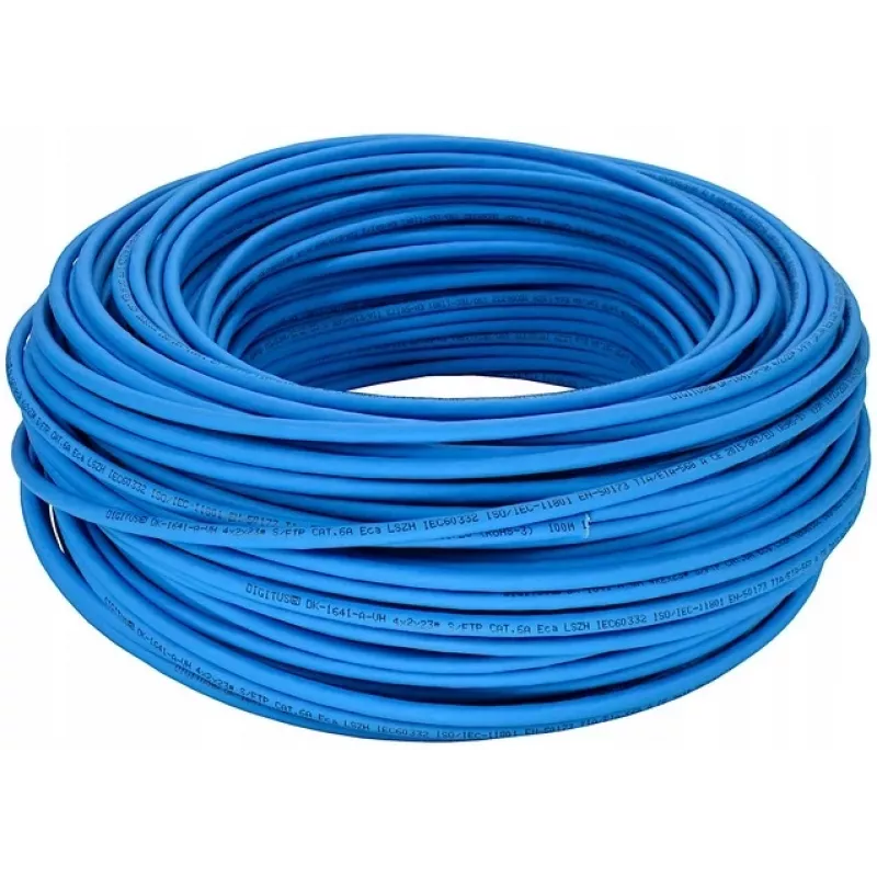 Network Cable DIGITUS DK-1641-A-VH-1 S/FTP Cat. 6 1m Grey