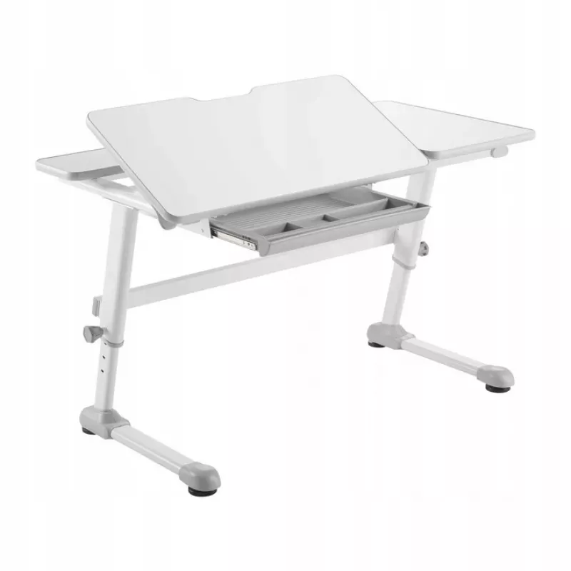 Ergo Office children ergonomic height adjustable desk, grey, max 100kg, ER-417 2cz