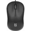 Wired optical mouse DEFENDER PATCH MS-759 USB Type-A, ambidextrous, 1000 DPI, black