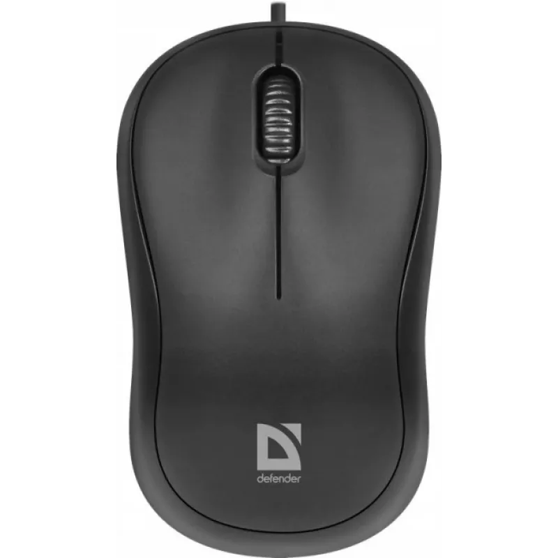 Wired optical mouse DEFENDER PATCH MS-759 USB Type-A, ambidextrous, 1000 DPI, black