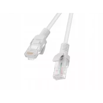 LANBERG networking cable Cat5e RJ-45 to RJ-45 0.25 m white (PCU5-20CC-0025-S)