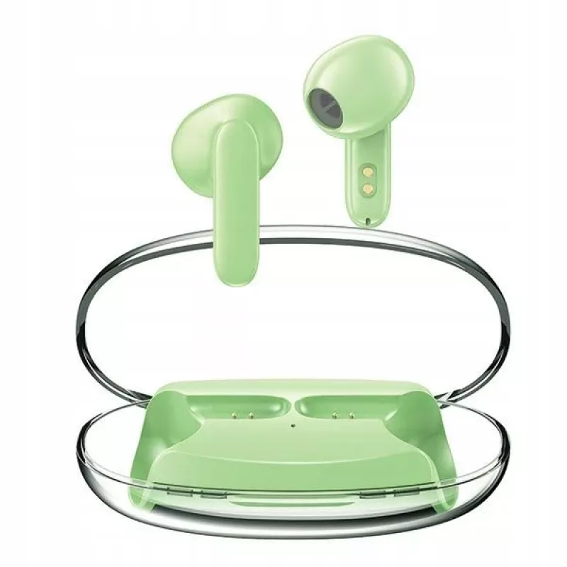 Bluetooth Headphones Awei T85 ENC TWS green