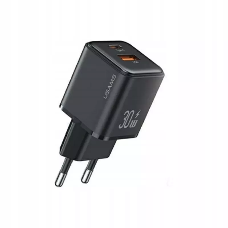 usams Charging Adapter USB‑C + USB‑A PD 3.0 30W CC189TC01