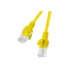 LANBERG networking cable RJ-45 Cat5e PCU5-20CC-0025-Y, 0.25 m, yellow, U/UTP, CCA, 26 AWG
