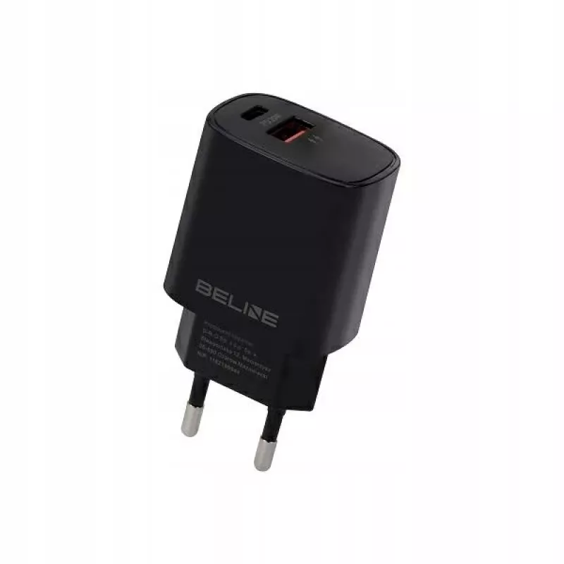 Charger Beline Beli02159 — 20W USB-C and USB-A PD/QC compatible