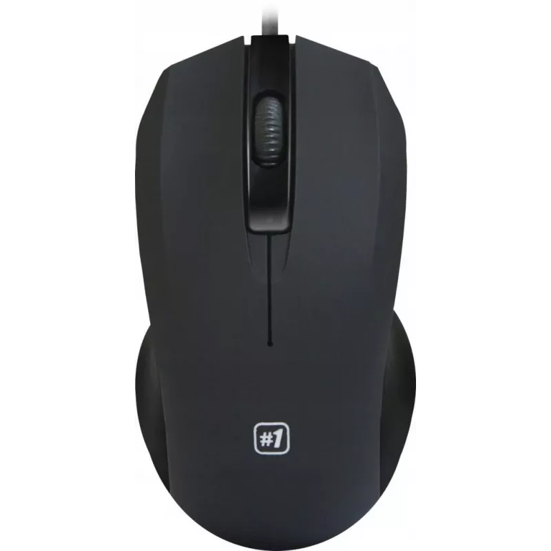Wired optical mouse DEFENDER MM-310 USB Type-A, 1000 DPI, ambidextrous, 2 buttons, black, 1.35 m cable