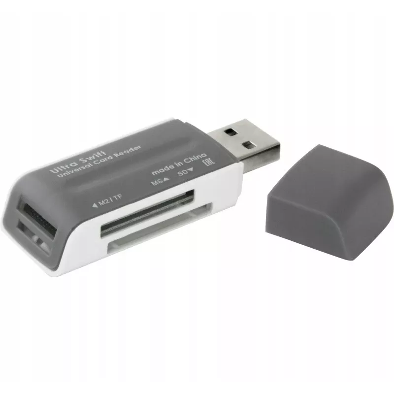 Card reader DEFENDER ULTRA SWIFT USB 2.0 model 83260 — compatible with SD and microSD cards