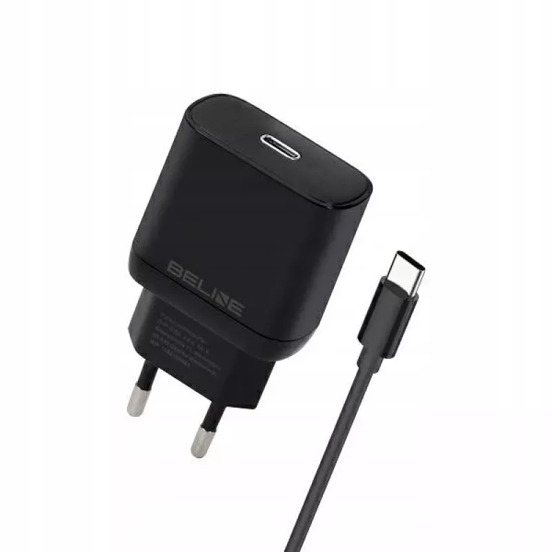 Charger Beline Beli02168 25W USB-C with USB-C cable, black