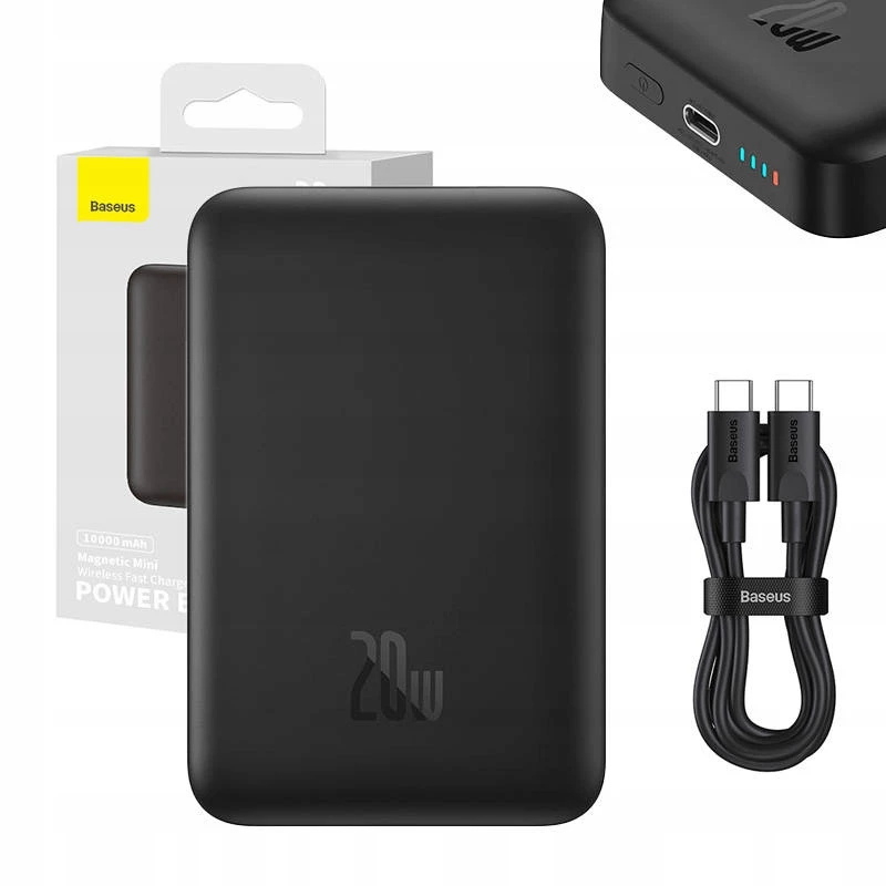 Baseus Magnetic Power Bank Wireless MagSafe Charging 10000MAH 20W