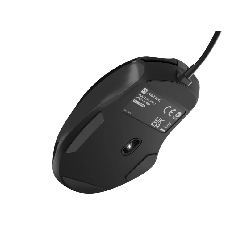 Wired Optical Mouse NATEC NMY-2047 USB Type-A, 4000 DPI, 6 buttons, right-hand, backlight