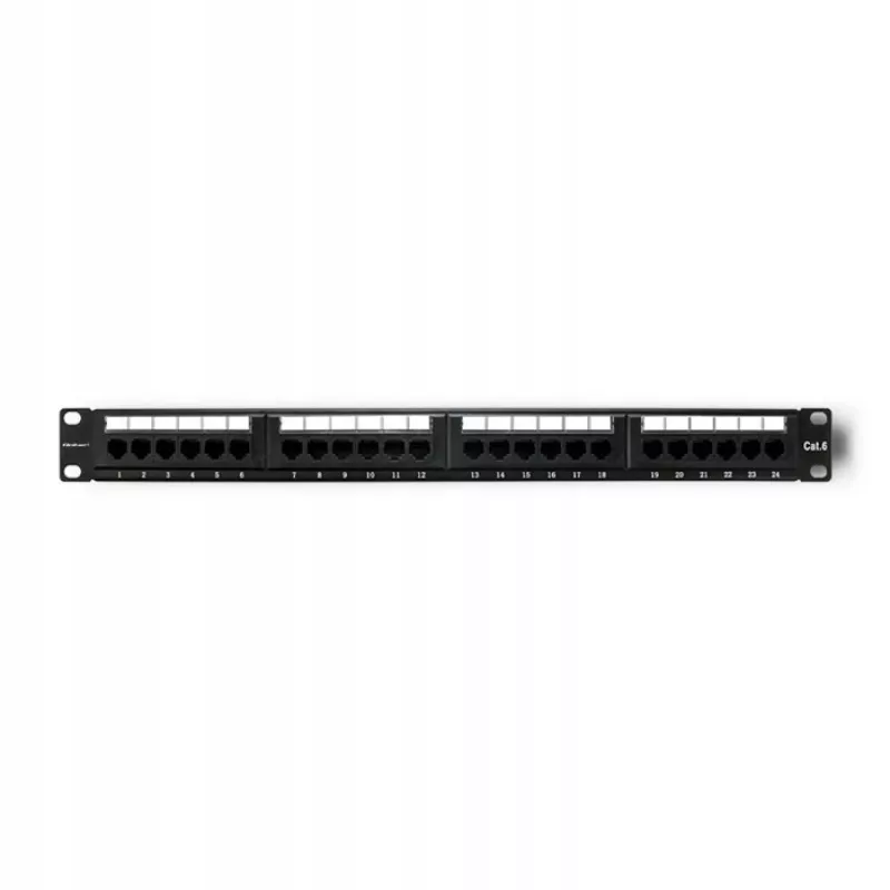 Patch panel RACK 24 ports, cat.6 UTP