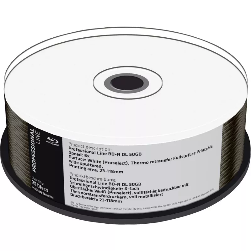 BD-R DL MediaRange 50GB 25 pack