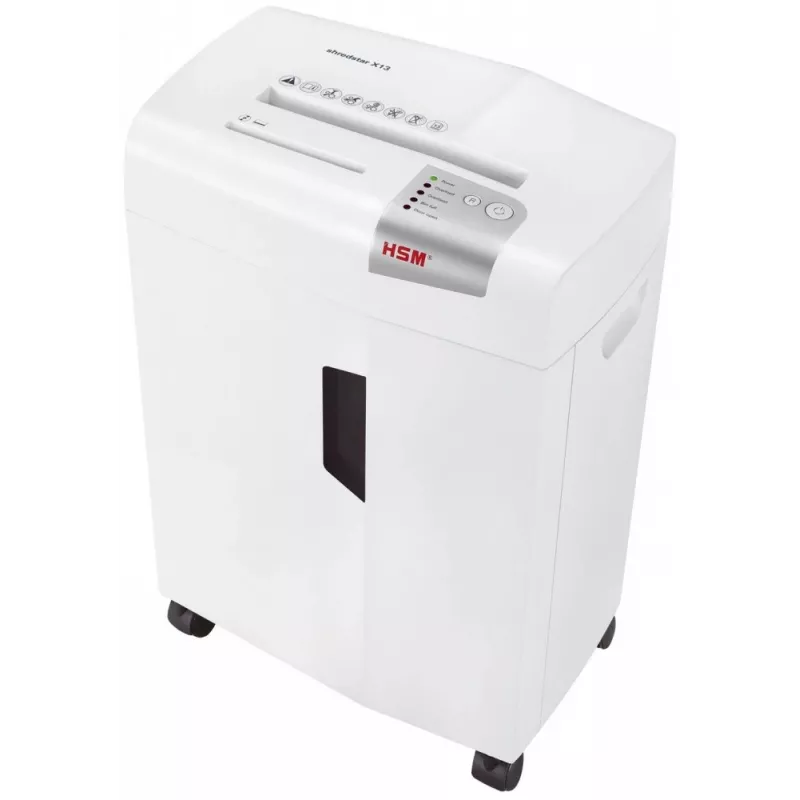 HSM shredstar X13 document shredder, 4 x 37 mm + separate CD-cutting mechanism