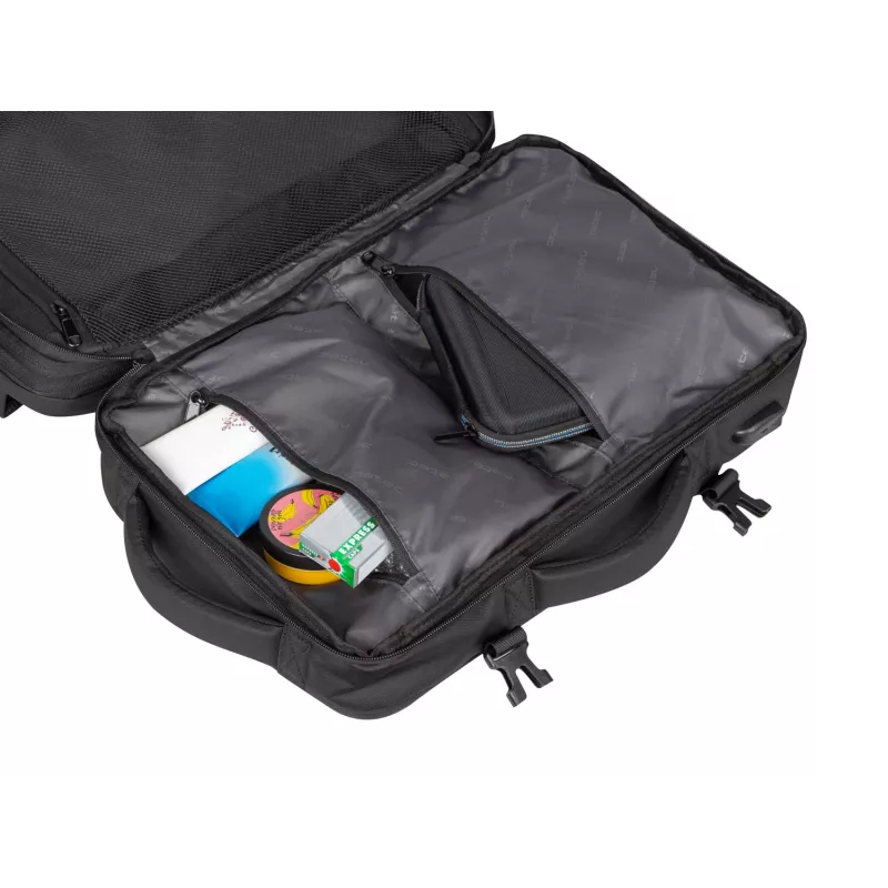 Outdoor backpack NATEC NTO-2116 frameless polyester black 330×240×440 mm with tablet compartment and 10 pockets