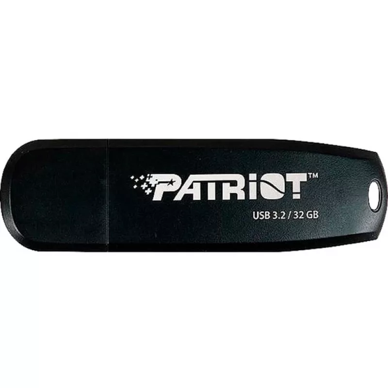 USB flash drive PATRIOT 32 GB USB Type-A 3.2 Gen 1 Black, 80 MB/s, pocket key ring