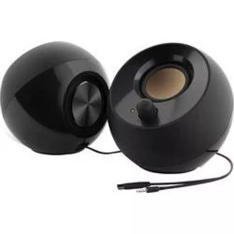 Creative Pebble 2.0 Desktop Stereo Speakers, Black