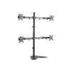 Monitor mount LogiLink BP0046 81.3 cm (32 inch) Desk Stainless steel