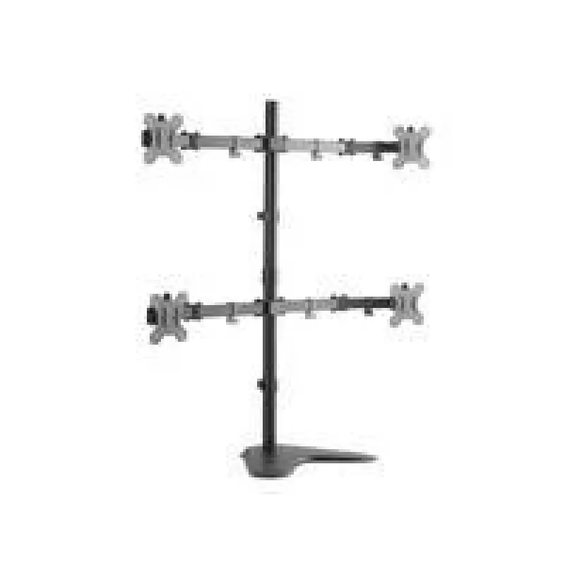 Monitor mount LogiLink BP0046 81.3 cm (32 inch) Desk Stainless steel