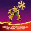 LEGO NINJAGO Arin’s Battle Mech Action Figure Ninja Toy for 4 Plus Year Old Boys Girls & Kids Dragons Rising Set with Arin Minifigure and Mini Kata
