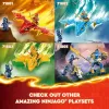 LEGO NINJAGO Arin’s Battle Mech Action Figure Ninja Toy for 4 Plus Year Old Boys Girls & Kids Dragons Rising Set with Arin Minifigure and Mini Kata