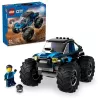 Construction toy LEGO City 60402 Blue Monster Truck with large tires, 148 pieces, 1 minifigure, age 5+
