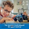 Construction toy LEGO City 60402 Blue Monster Truck with large tires, 148 pieces, 1 minifigure, age 5+