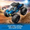 Construction toy LEGO City 60402 Blue Monster Truck with large tires, 148 pieces, 1 minifigure, age 5+
