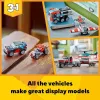 LEGO Creator 2-in-1 Flatbed Truck with Helicopter set 31146, convertible build for kids