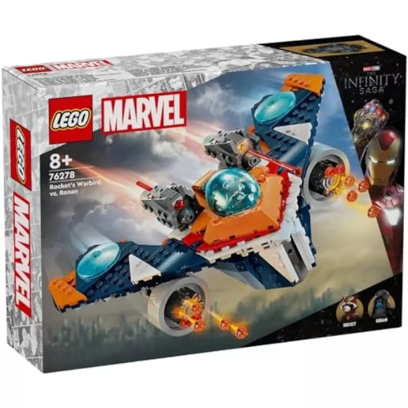 Construction Toy LEGO Marvel Super Heroes Rocket Spaceship 76278 — Rocket and Ronan set