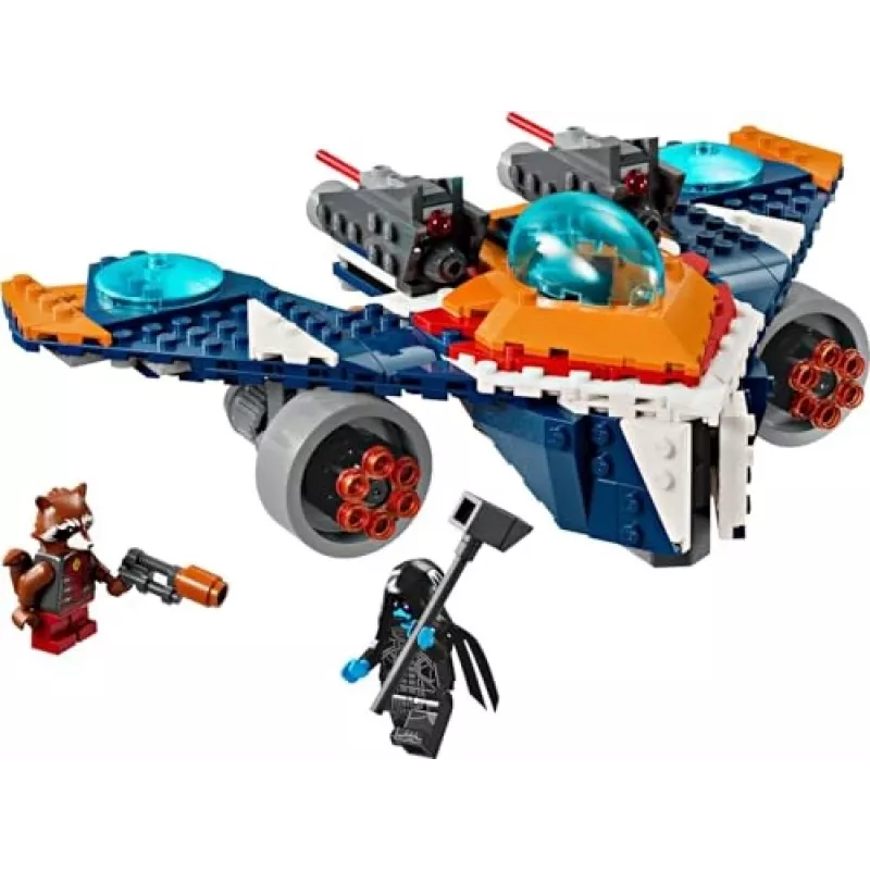 Construction Toy LEGO Marvel Super Heroes Rocket Spaceship 76278 — Rocket and Ronan set