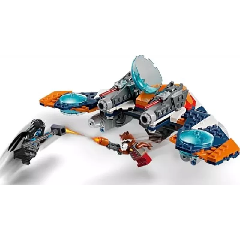 Construction Toy LEGO Marvel Super Heroes Rocket Spaceship 76278 — Rocket and Ronan set