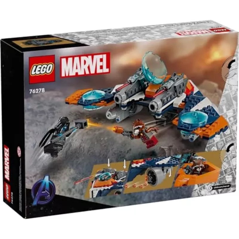 Construction Toy LEGO Marvel Super Heroes Rocket Spaceship 76278 — Rocket and Ronan set