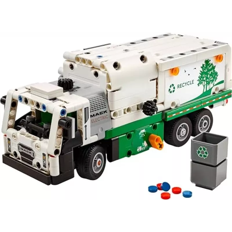 Construction toy LEGO Technic Mack LR Electric Garbage Truck 42167 — 503 pieces, motorized, size 230×80×90 mm