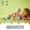 Construction toy LEGO DUPLO 10421 ABC Truck, 36 pieces, 2 minifigures, for ages 2+, dimensions 110×140×70 mm