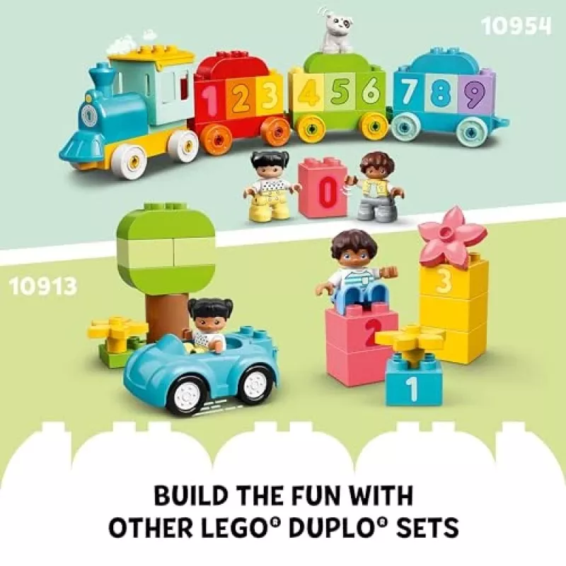 Construction toy LEGO DUPLO 10421 ABC Truck, 36 pieces, 2 minifigures, for ages 2+, dimensions 110×140×70 mm