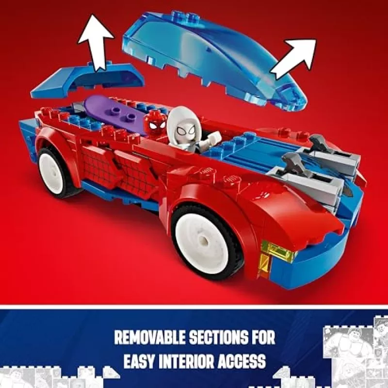 Lego Marvel 76279 Spider-Man Race Car & Venom Green Goblin Buildable Playset