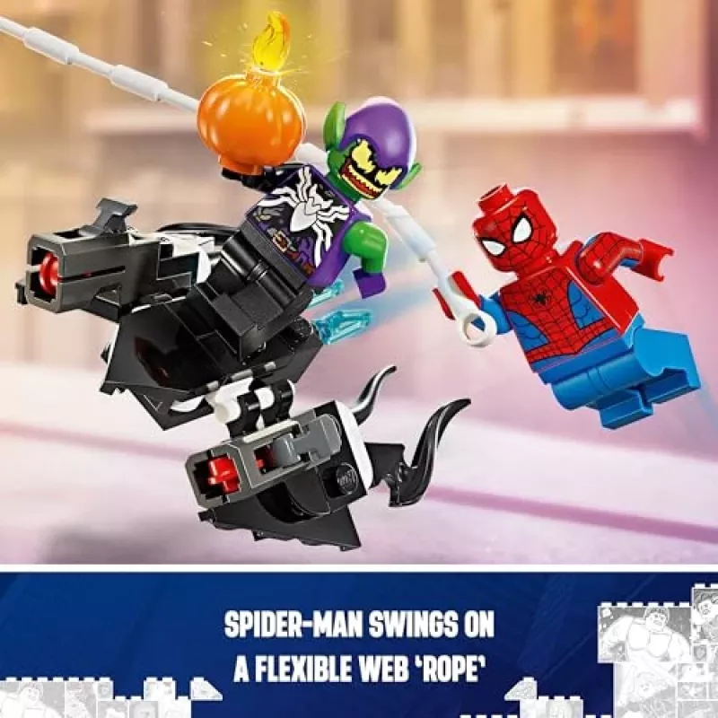 Lego Marvel 76279 Spider-Man Race Car & Venom Green Goblin Buildable Playset