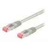Wentronic Goobay CAT 6 Patch Cable, S/FTP (PiMF), Grey, 10 m - LSZH Halogen-Free, Copper (50891)