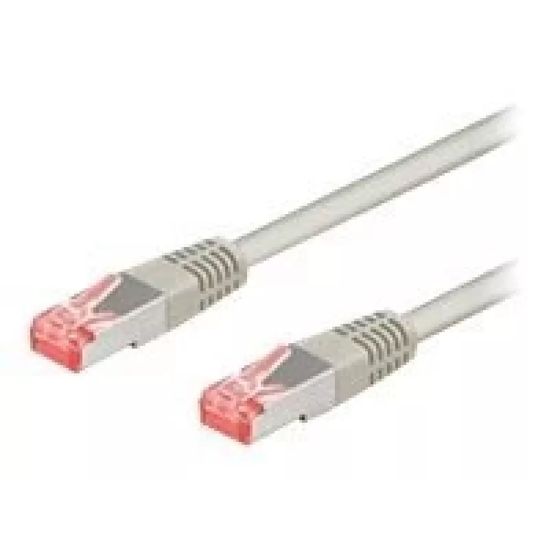 Wentronic Goobay CAT 6 Patch Cable, S/FTP (PiMF), Grey, 10 m - LSZH Halogen-Free, Copper (50891)