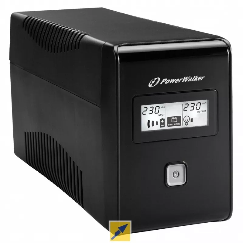 PowerWalker VI 850 LCD uninterruptible power supply (UPS) Line-Interactive 0.85 kVA 480 W