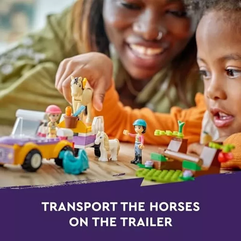 LEGO Friends Horse and Pony Trailer Animal Toys Set 42634
