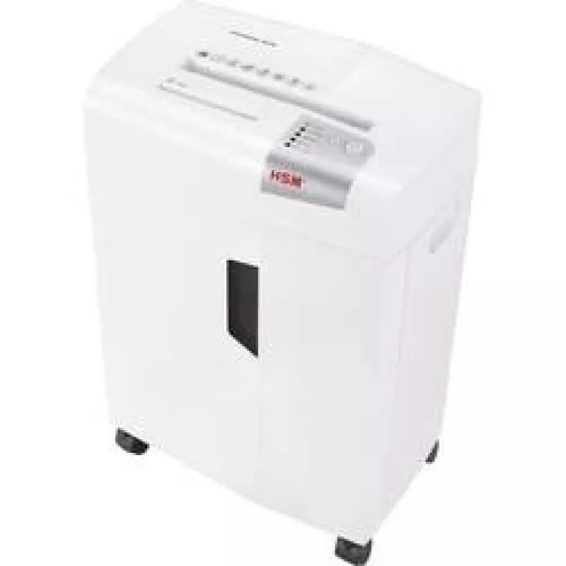 Paper shredder HSM X15, particle-cut P-4, 23 cm working width, 16-sheet capacity, 26 L bin, silver