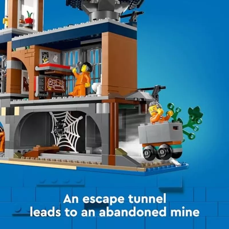 LEGO City Construction toy Police Station Prison Island 60419 — 980 pieces, 7 minifigures, 370×400×160 mm