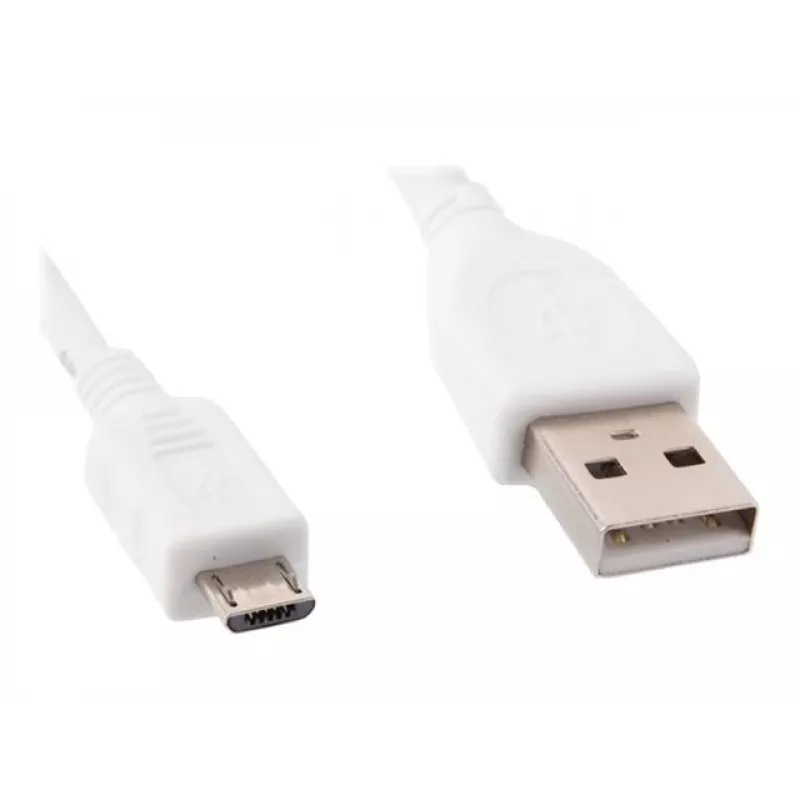 Gembird Cablexpert - USB Cable - Micro-USB Type B (M) Zu USB (M) - 1 M - Moulded - White (CCP-MUSB2-AMBM-W-1M)