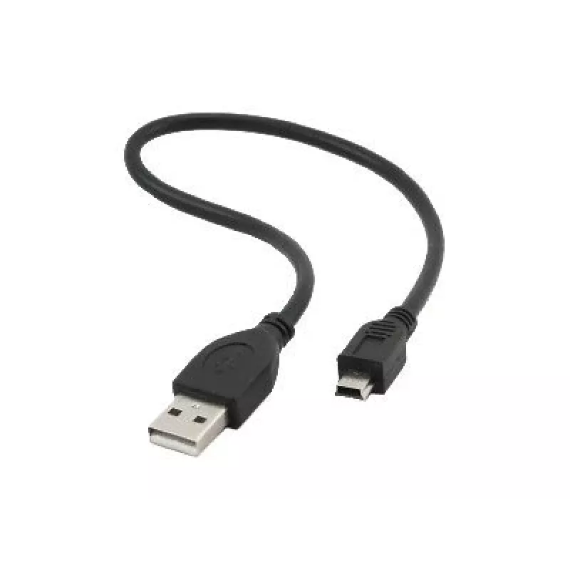 Gembird USB 2.0 A to Mini-USB M Cable 0.3m Grey