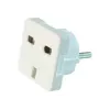 Gembird Cablexpert a-AC-UKEU-001 - Power Supply - Power Supply (S) to Power Supply (W) - White - United Kingdom, Europa (a-AC-UKEU-001)