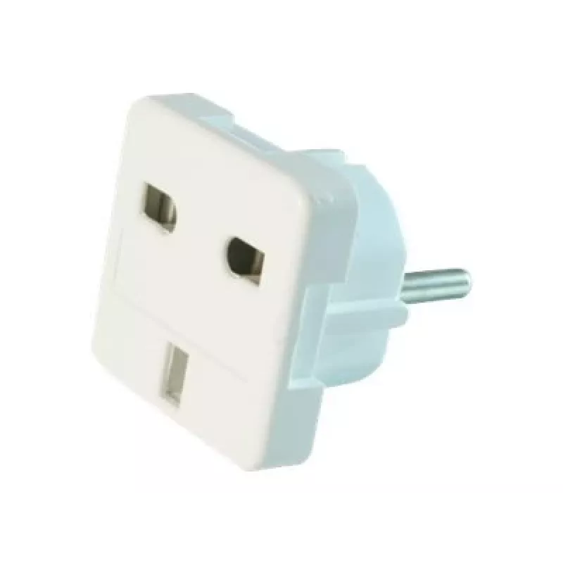 Gembird Cablexpert a-AC-UKEU-001 - Power Supply - Power Supply (S) to Power Supply (W) - White - United Kingdom, Europa (a-AC-UKEU-001)