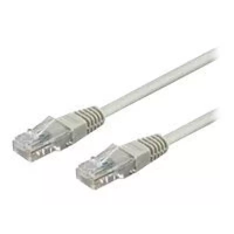 Wentronic Goobay CAT 6 Patch Cable, U/UTP, Grey, 3 m - CCA Copper Mix (68409)