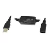 LogiLink UA0143 USB Cable USB 2.0 USB-a Plug to Socket 10.00 M Black